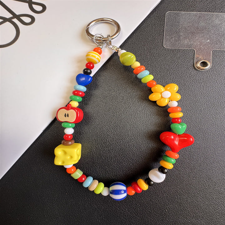 Playful Beaded Charm Keychain Stornfield 1790135076
