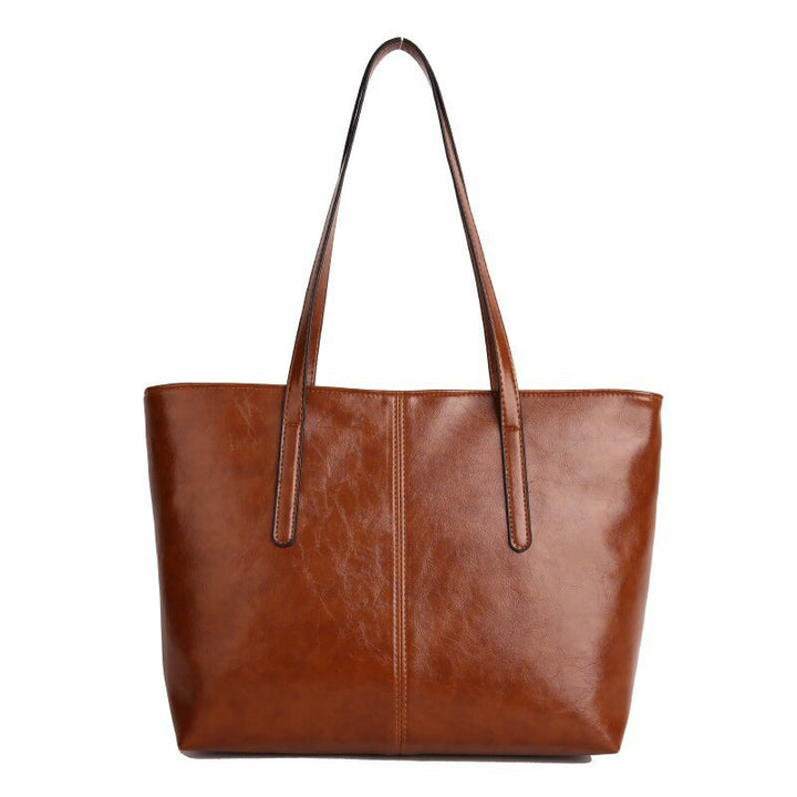 Modern Leather Tote Bag