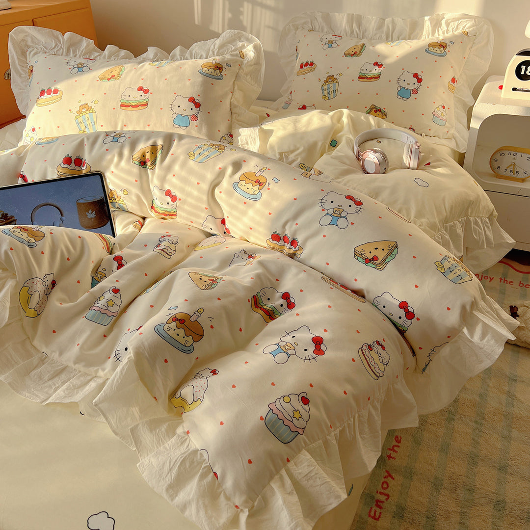 Playful Cartoon-Themed Comforter Set