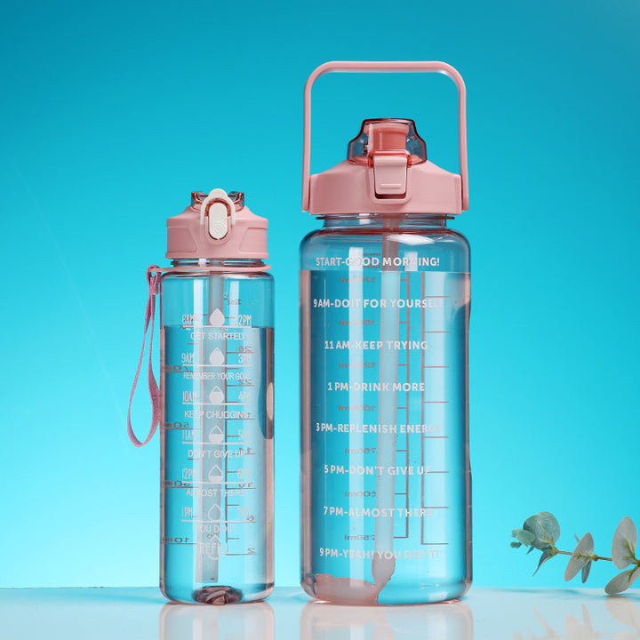 Women's Motivational Water Bottle with Time Markers Stornfield