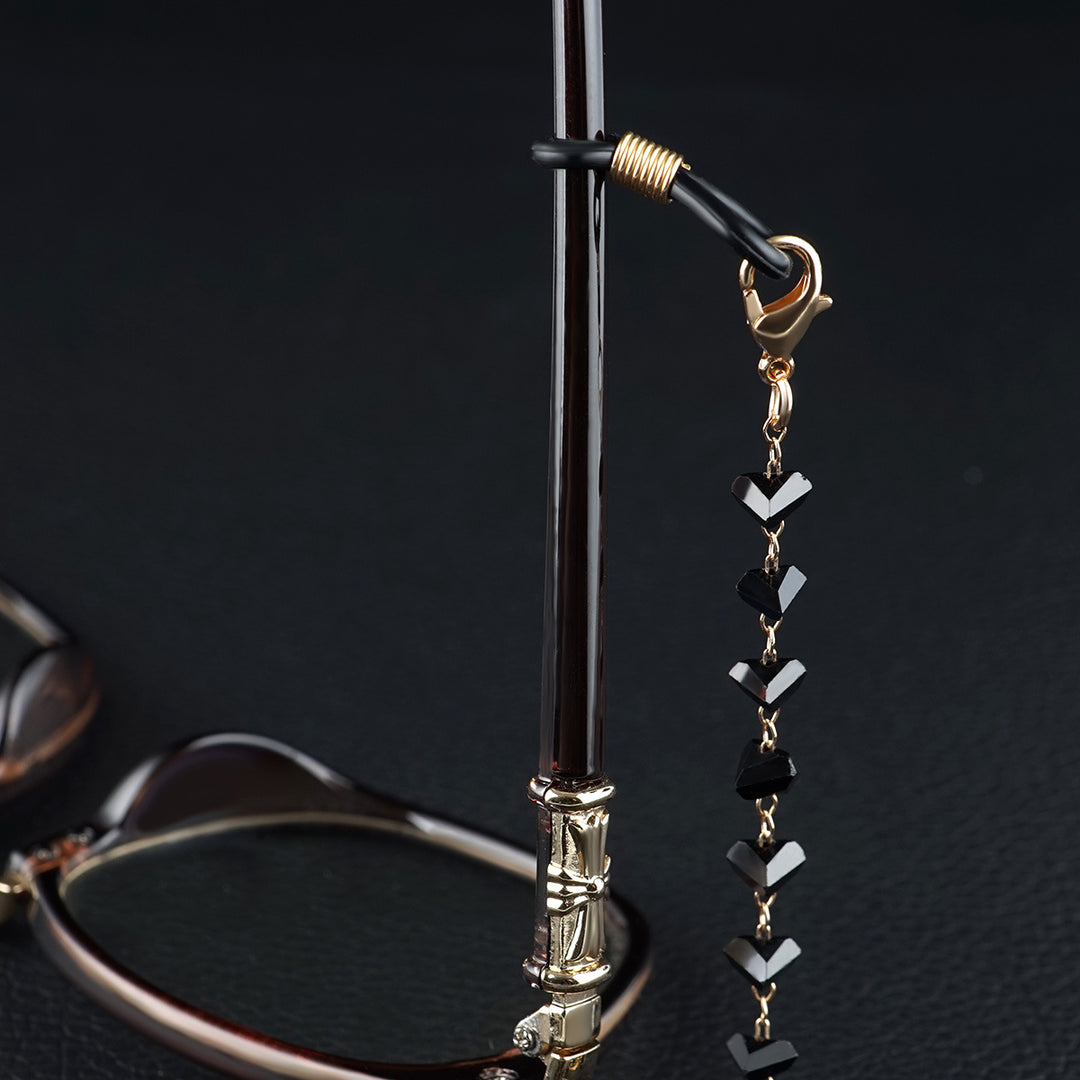 Heart-Shaped Beaded Eyewear Chain Stornfield