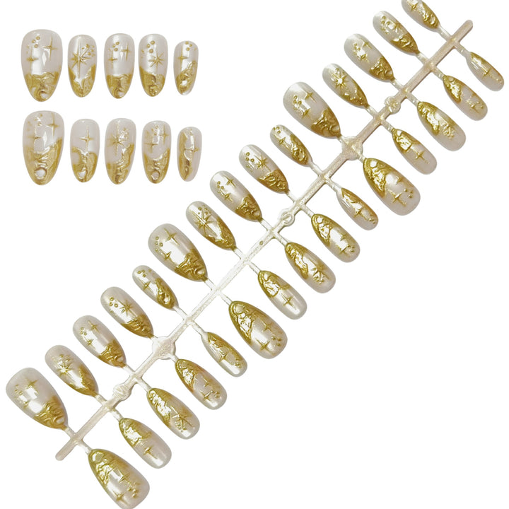 Reusable Elegant Press-On Nail Set