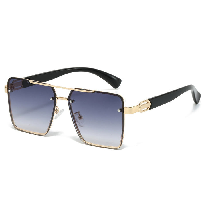 Women square sunglasses with elegant metal frame Stornfield