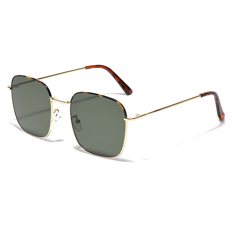 Women's fashionable square sunglasses with elegant metal frame Stornfield