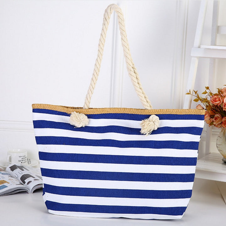 Beach bag made of high-quality canvas with sturdy rope handles Stornfield