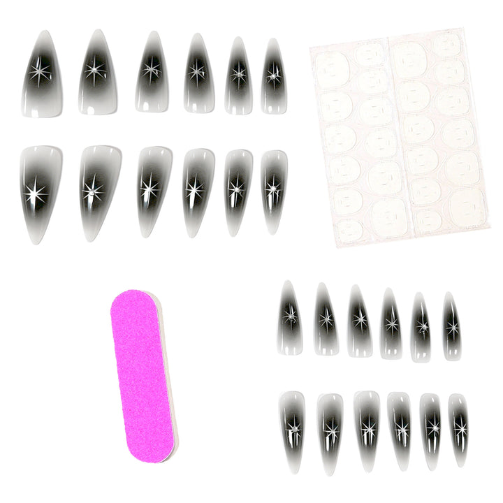 Elegant Star-Cut Nail Enhancements Stornfield