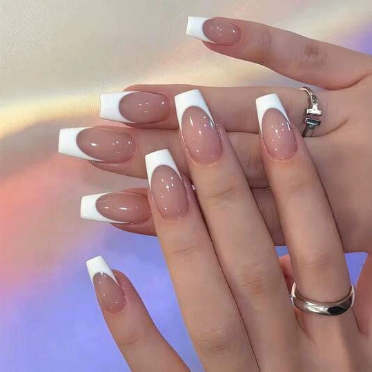 Elegant French Tip Pedicure Stornfield