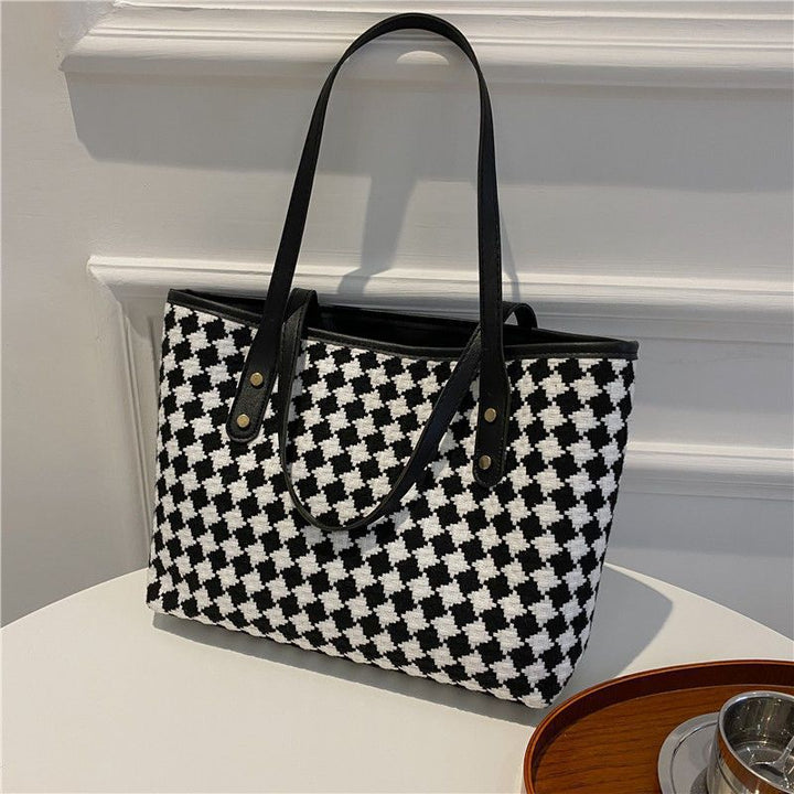 Woven Pattern Beach Tote Bag Stornfield