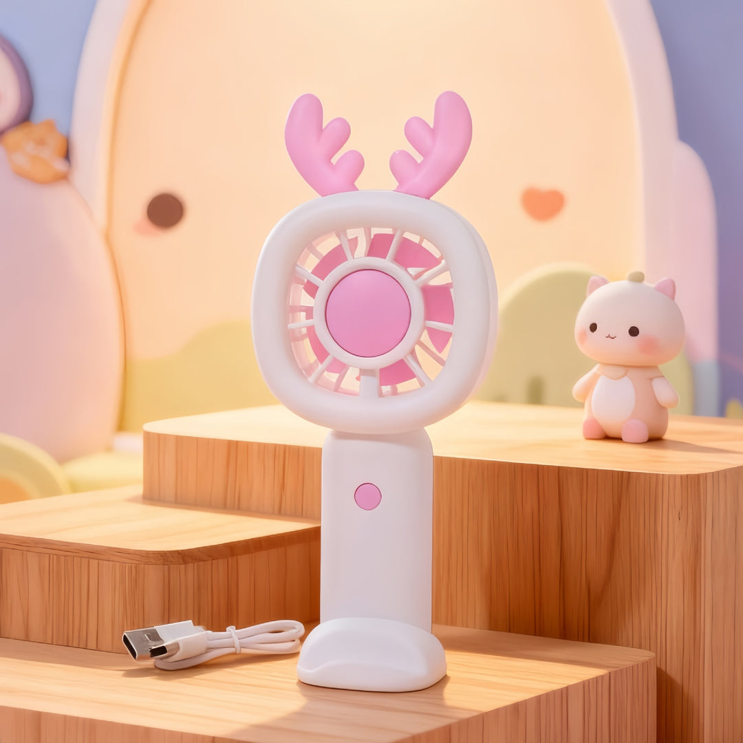 Women's portable creative fan with USB connection Stornfield