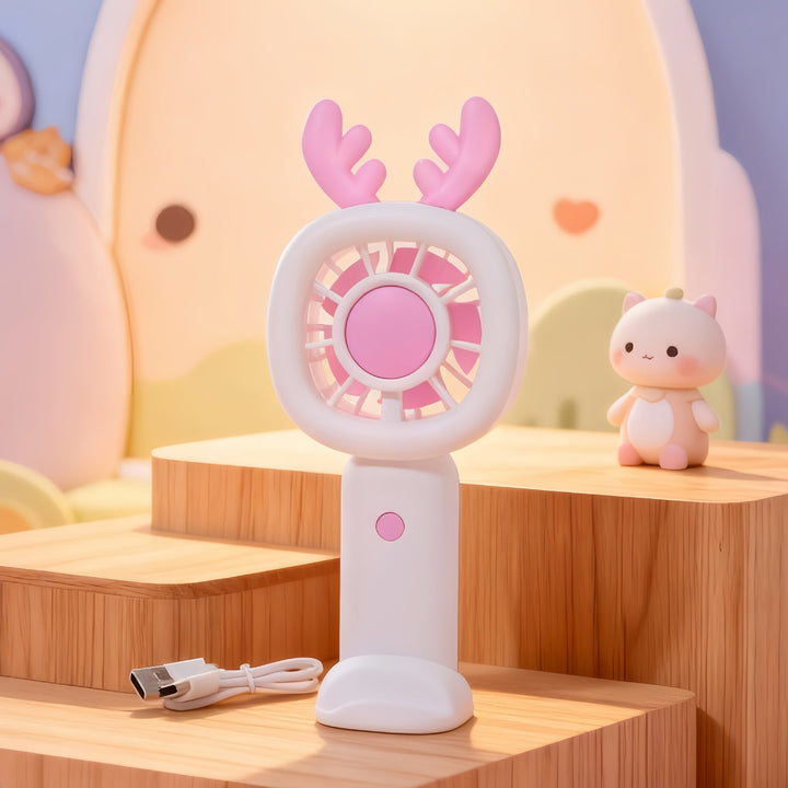 Women's portable creative fan with USB connection Stornfield