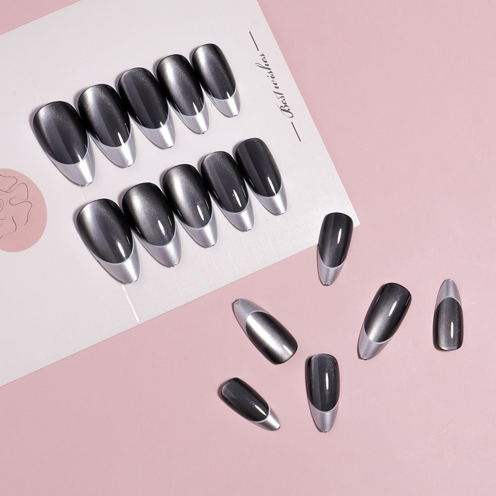 Artful Abstract Design Press-On Nails Stornfield
