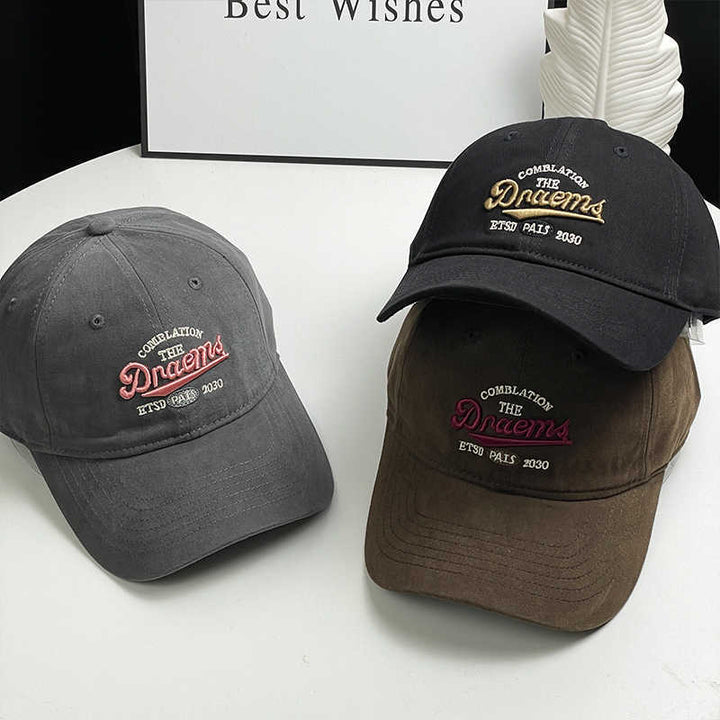 Unisex Vintage-Inspired Embroidered Baseball Cap Stornfield
