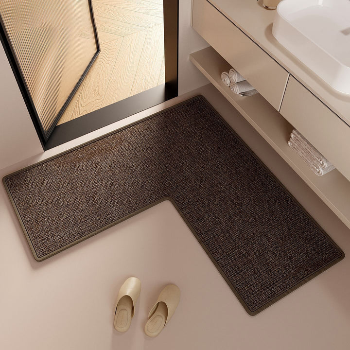 L-Shaped Anti-Slip Bath Mat