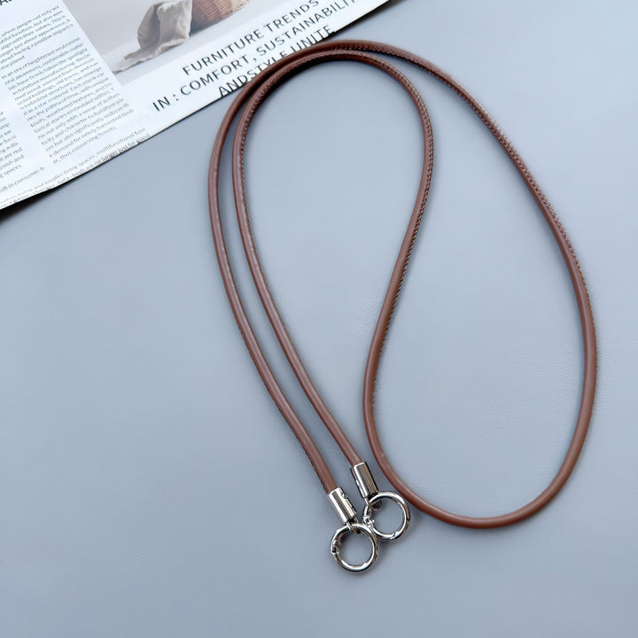 Premium Double-Ring Leather Lanyard Stornfield