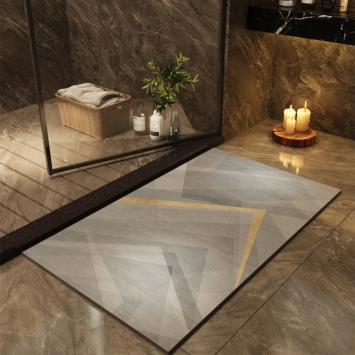 Abstract Geometric Bath Mat