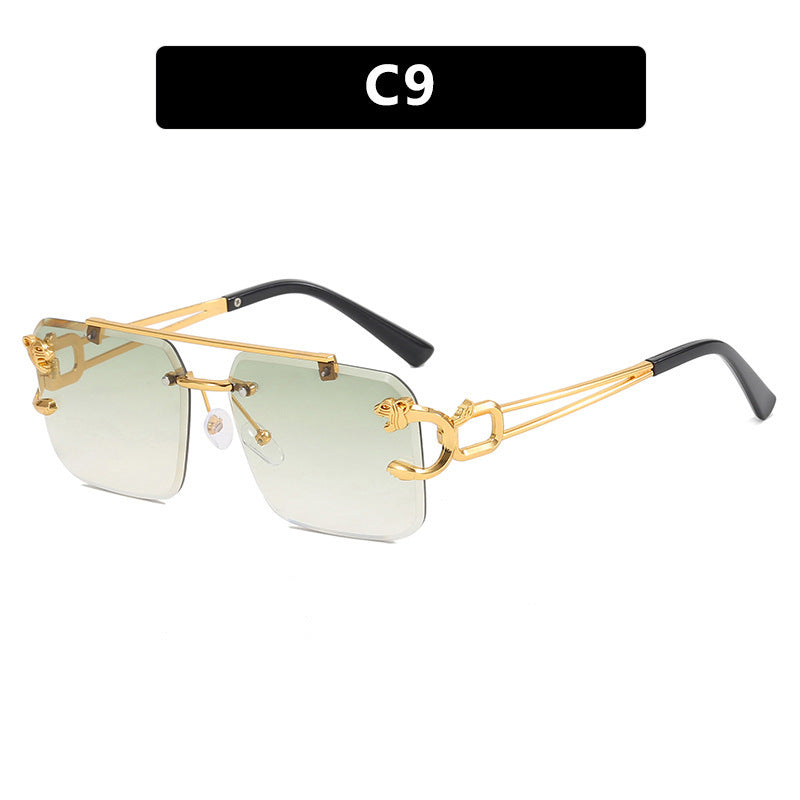 Women's square sunglasses with elegant decorative details Stornfield