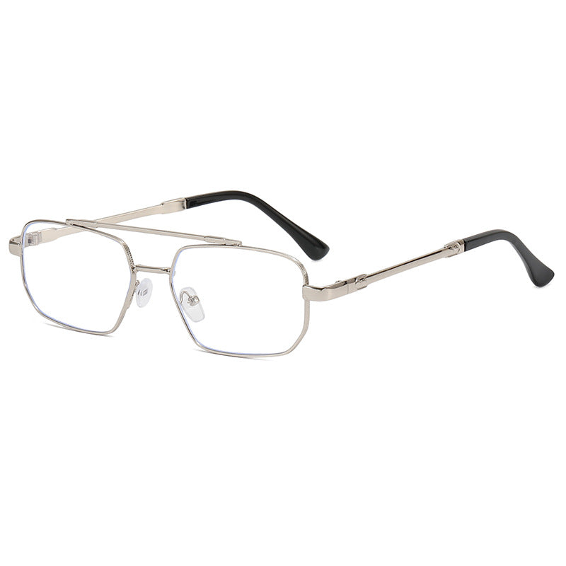 Women's fashionable geometric glasses with lightweight metal frame Stornfield