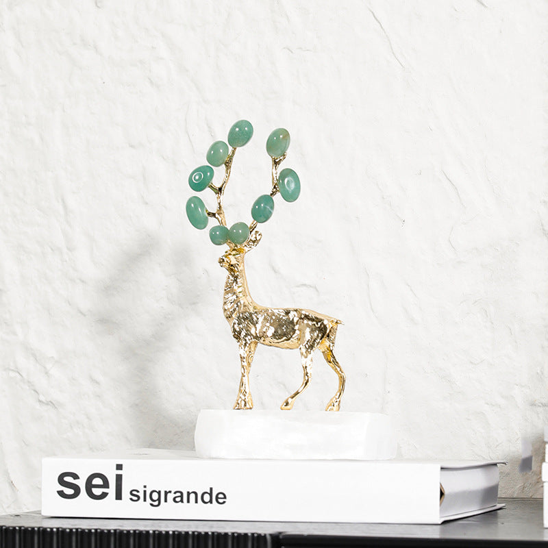 Elegant Decorative Deer Sculpture