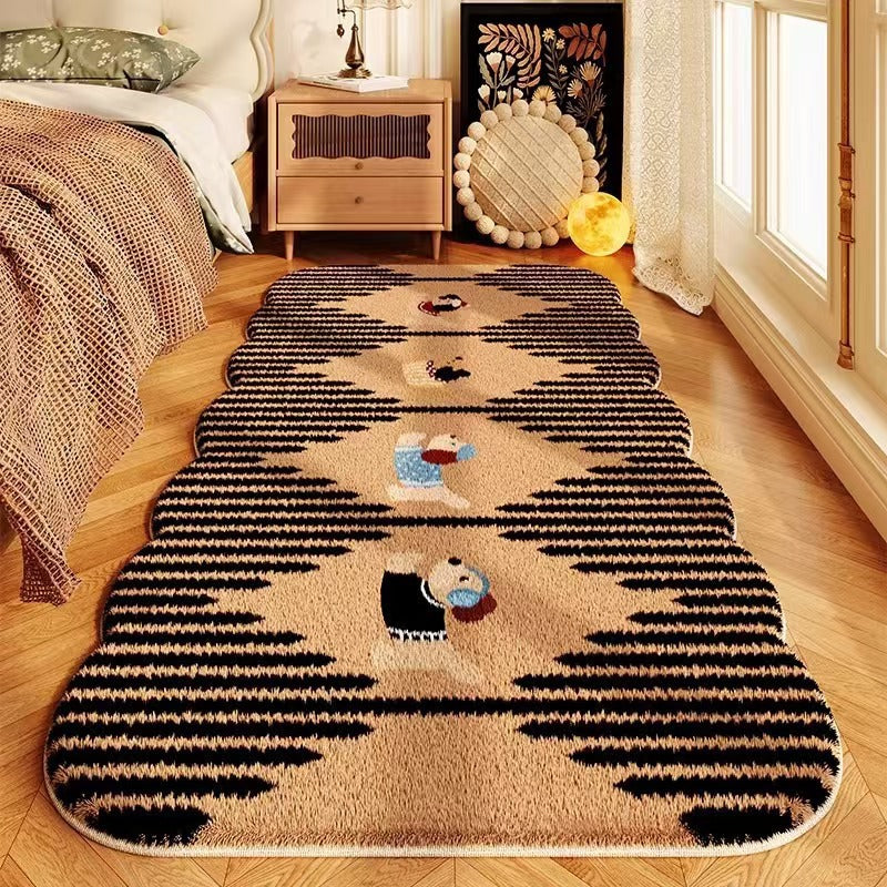 Cute Cartoon Dog-Themed Area Rug