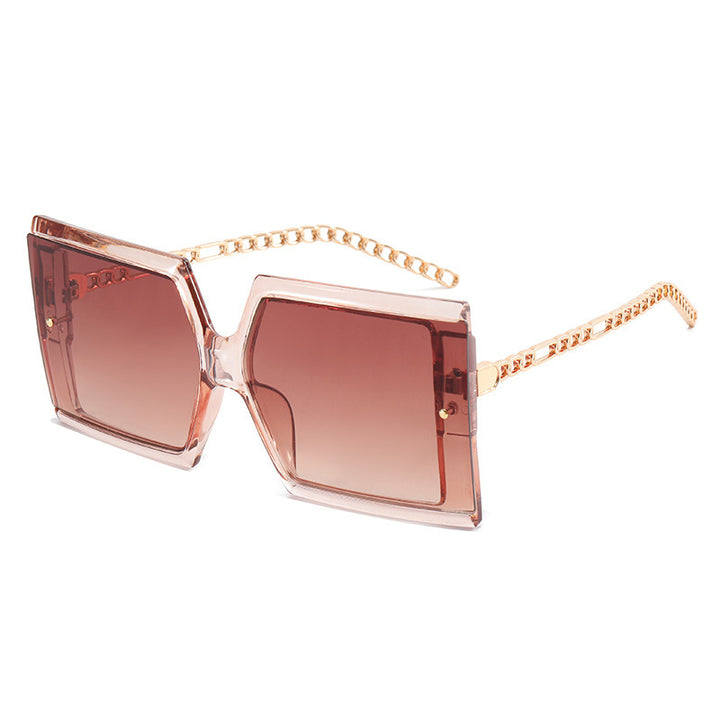 Women's elegant oversized sunglasses with square frame Stornfield