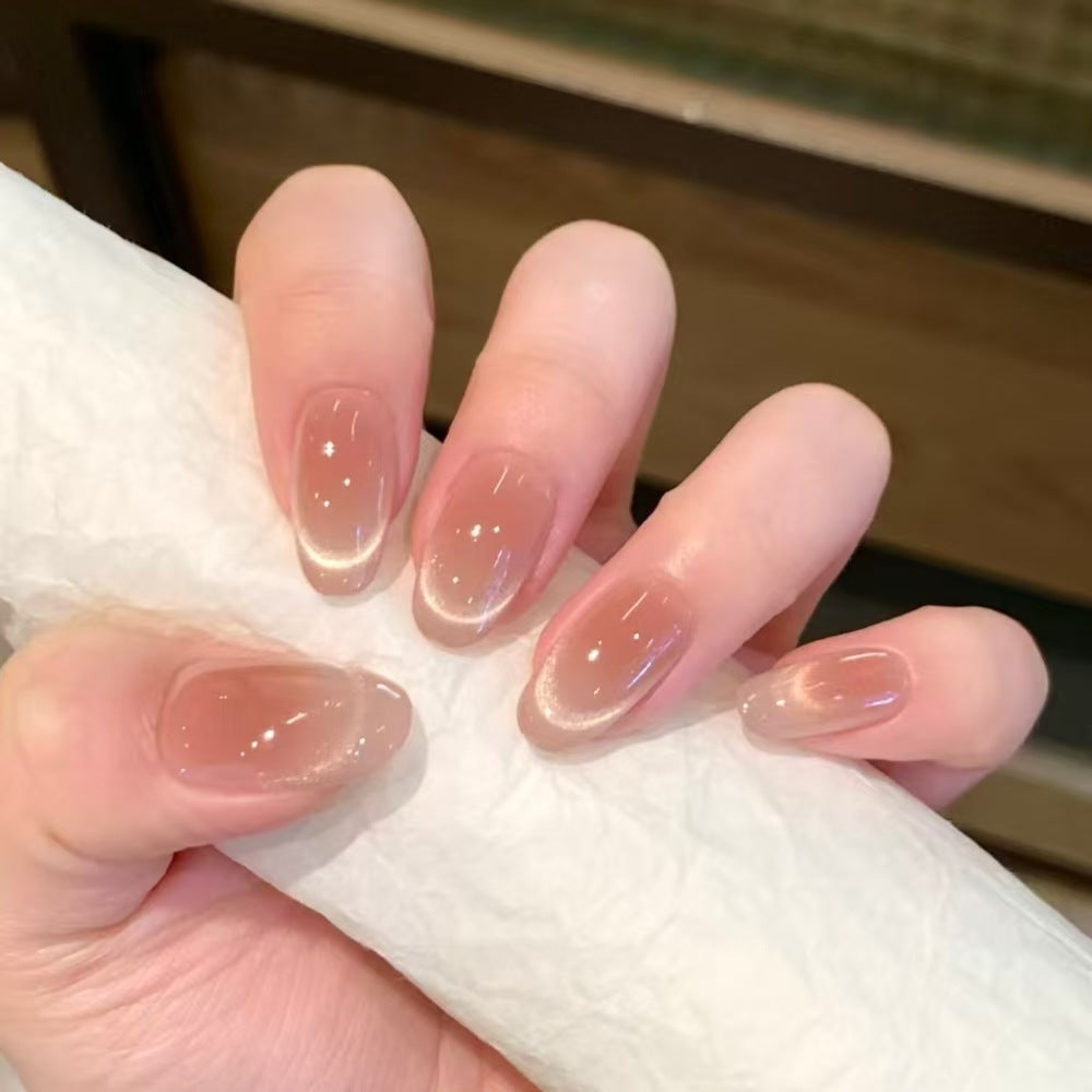 Artificial nails with elegant ombre look Stornfield