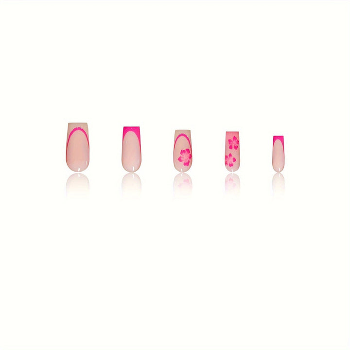 Floral Design Press-On Nail Art Stornfield