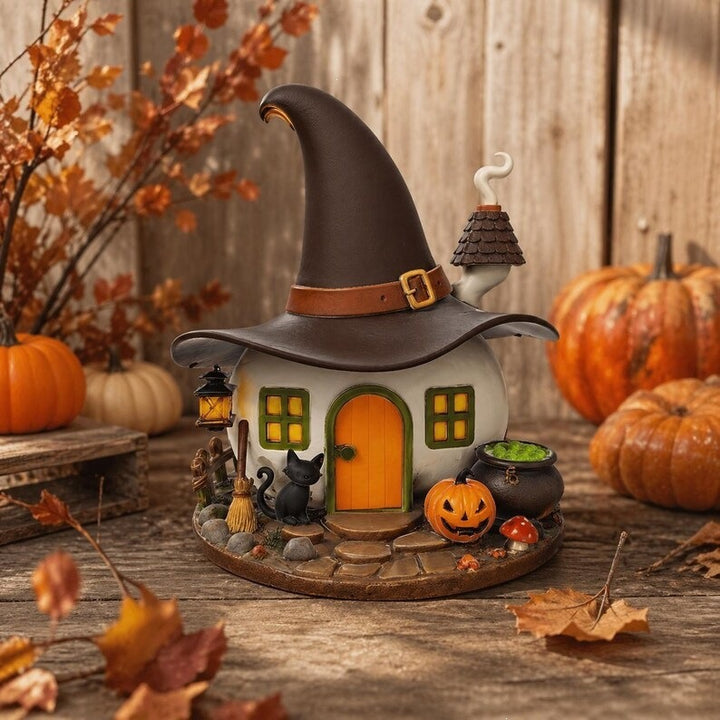 Whimsical Witch Hat House Decoration Stornfield