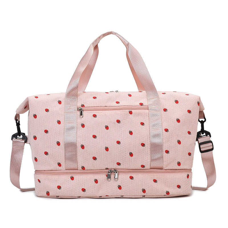 Multifunctional sport and travel bag with floral pattern Stornfield