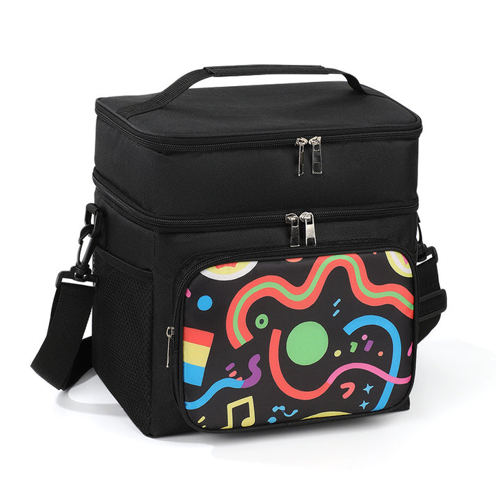 Insulated Floral Lunch Cooler Bag