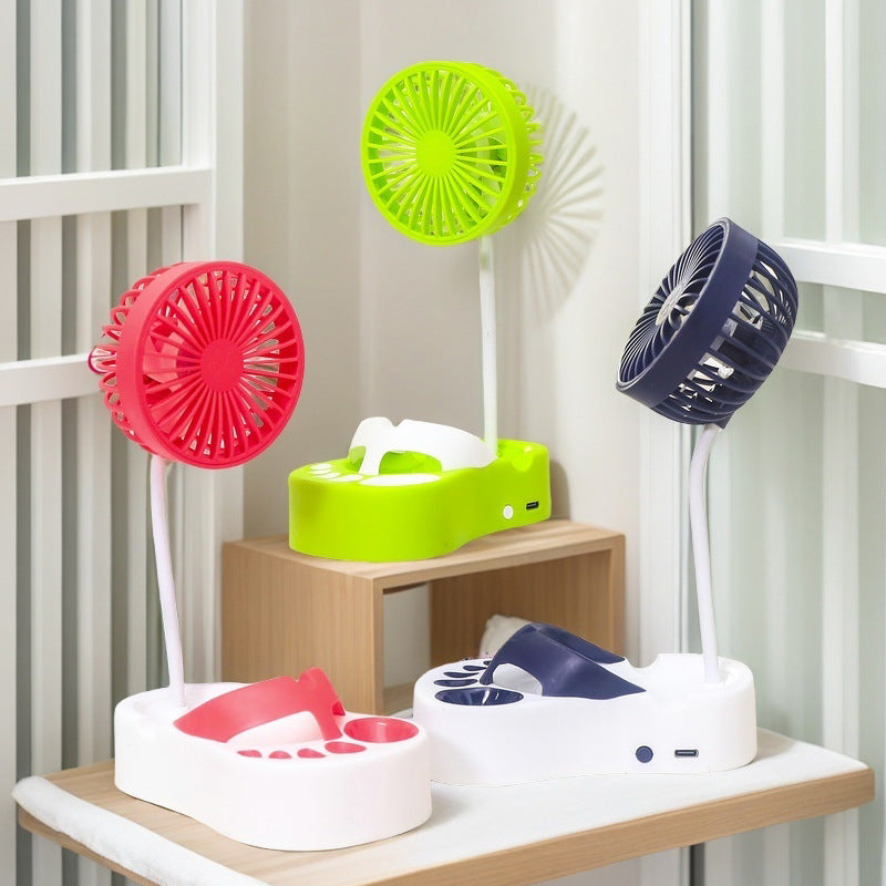 Women's portable battery fan with flexible holder Stornfield