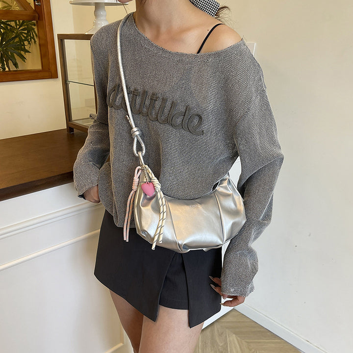 Stylish Pleated Shoulder Bag Stornfield