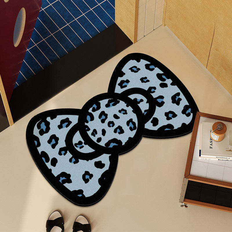 Decorative Leopard Print Bath Mat