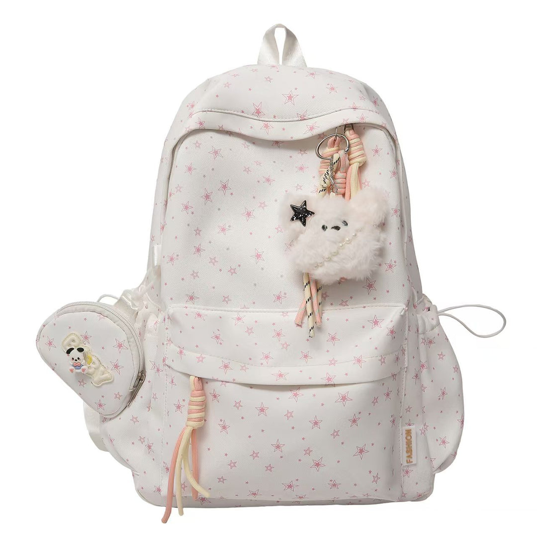 Stylish Star-Printed Backpack Stornfield