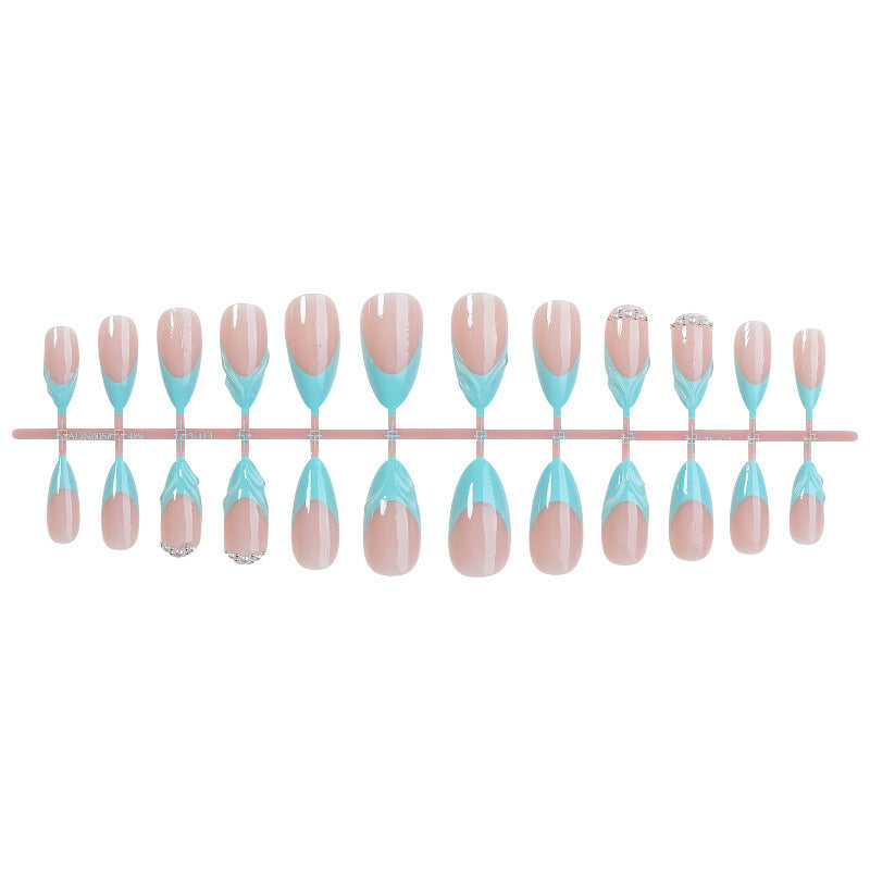 Nail art set with elegant French tips Stornfield