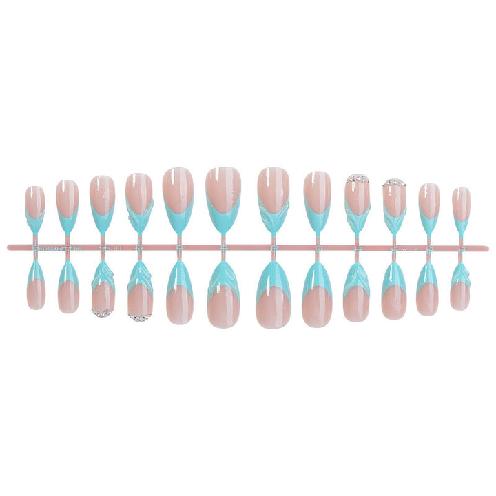 Nail art set with elegant French tips Stornfield