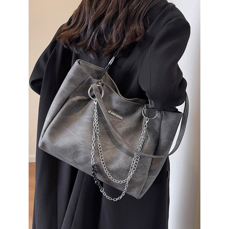 Spacious Soft Faux Leather Tote Bag Stornfield