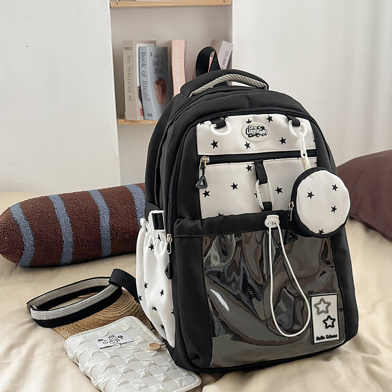 Functional Star-Embellished Backpack Stornfield