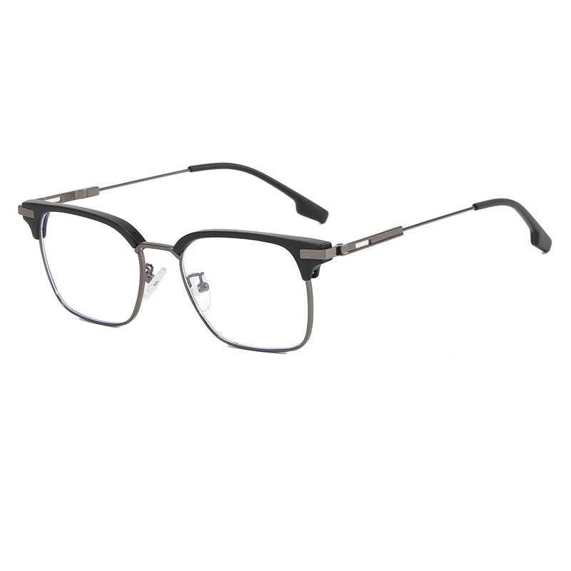 Women's square sunglasses with lightweight metal frame and wide temples Stornfield