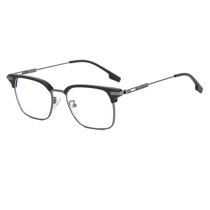 Women's square sunglasses with lightweight metal frame and wide temples Stornfield