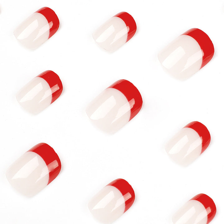 Elegant and creative nail art with French tip Stornfield