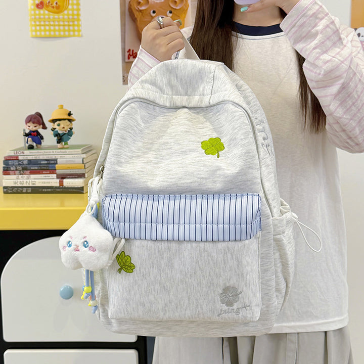 Playful Embroidered Casual Backpack Stornfield