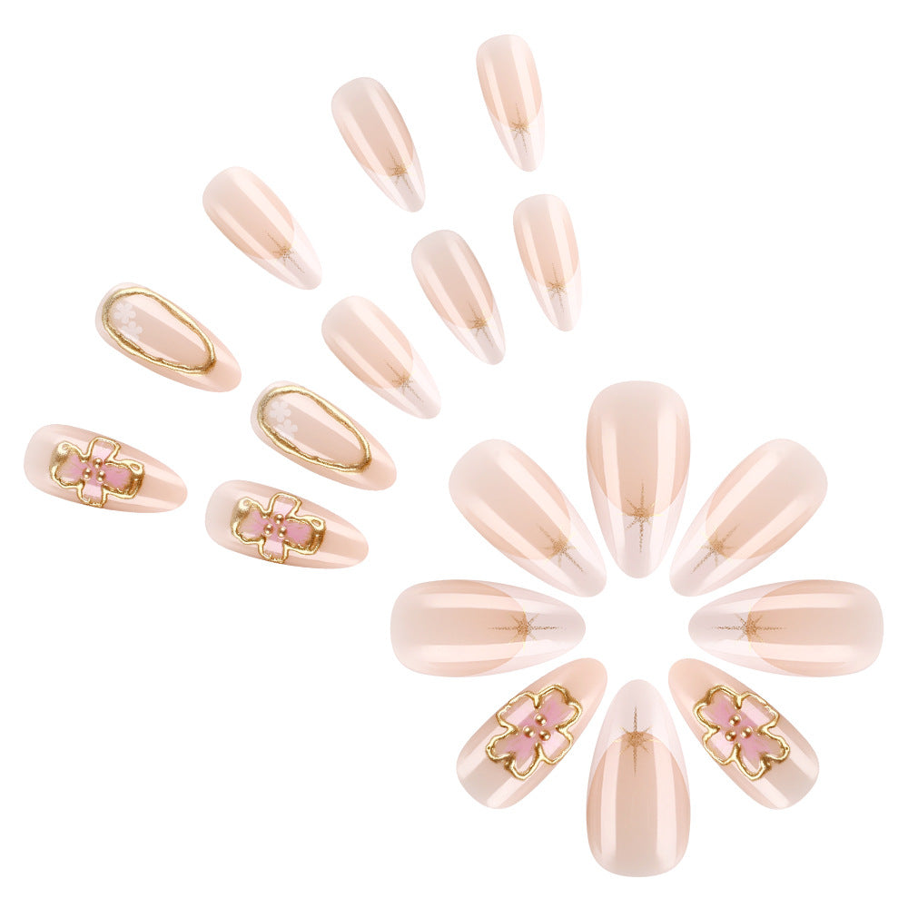Elegant Floral Gel Nail Art Stornfield