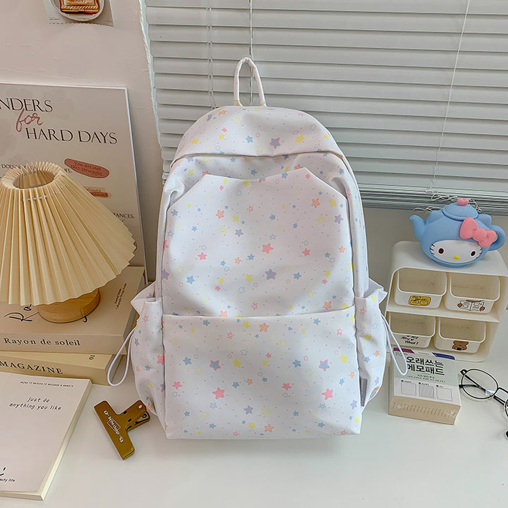 Playful Star-Patterned Backpack