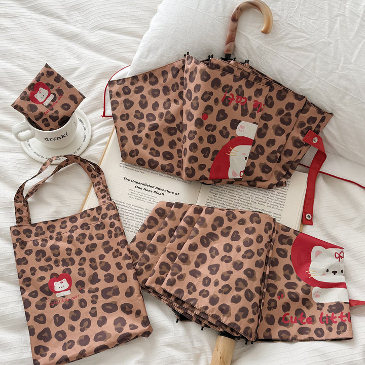 Women’s Foldable Umbrella with Cute Animal Design Stornfield