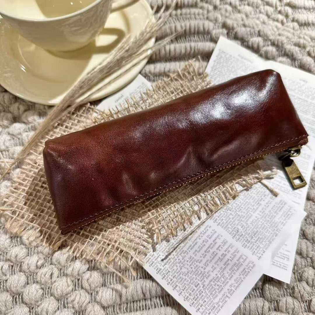 Premium Leather Pencil Case
