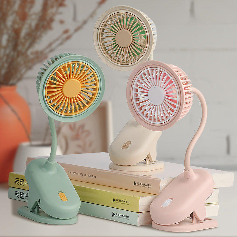 Ladies flexible adjustable clamp lamp with fan function Stornfield