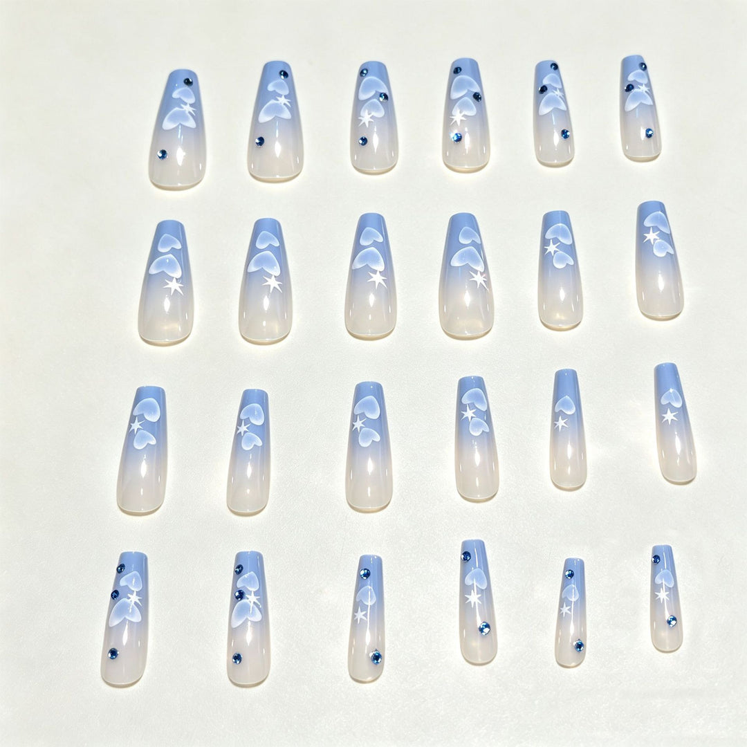 Artistic Press-On Nail Art Tips Stornfield