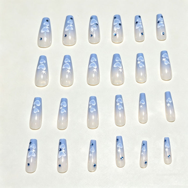 Artistic Press-On Nail Art Tips Stornfield
