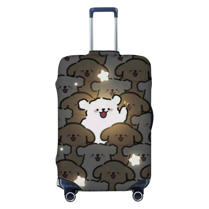 Women Hard Shell Suitcase with Trendy Surf and Palm Design Stornfield
