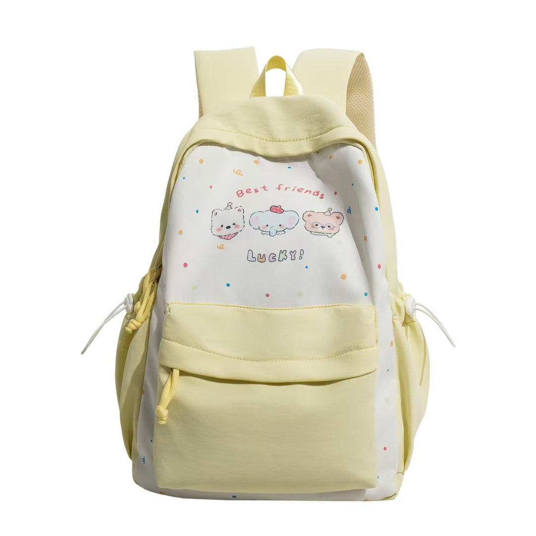 Leisure backpack with playful animal motif and practical compartments Stornfield